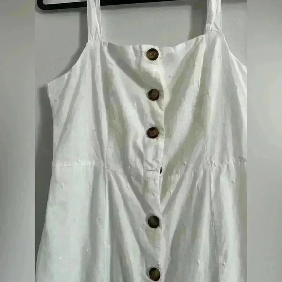 Gap White button front sundress - Picture 4 of 5